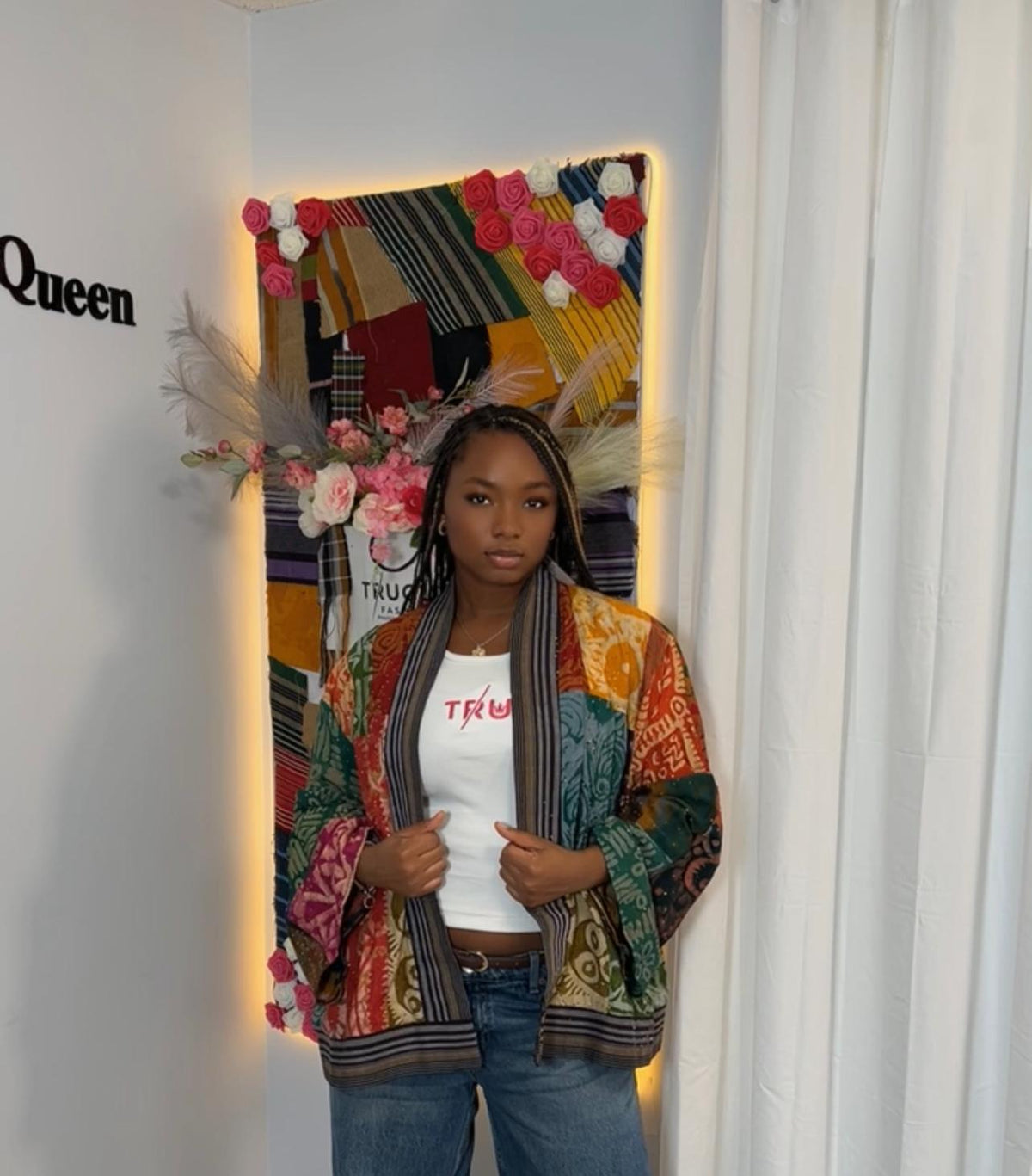 IKÉ PATCHWORK KIMONO JACKET